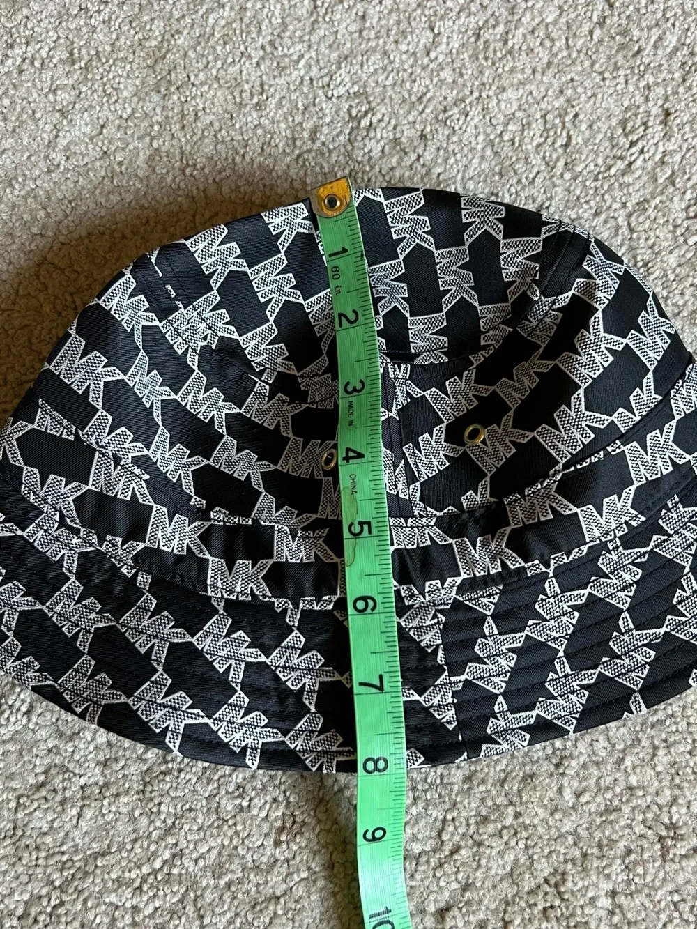 Michael Kors Black and White Logo Bucket Hat